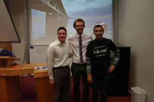 Sista stoppet: Aaron, jag och Michel på University of Melbourne