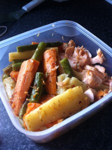 salmon & veggies