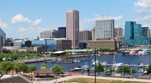 Baltimore Inner Harbor from Federal Hill